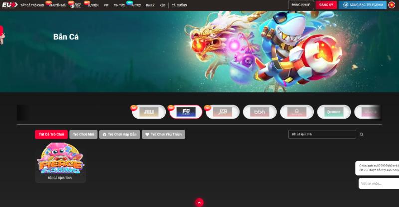 Cách chơi game Bắt cá kịch tính tại nhà cái Eu9bet