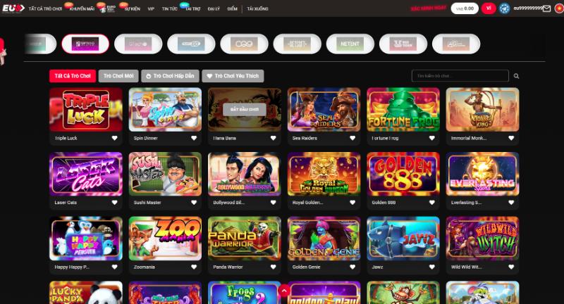 Đánh giá sảnh Toptrend gaming slot game