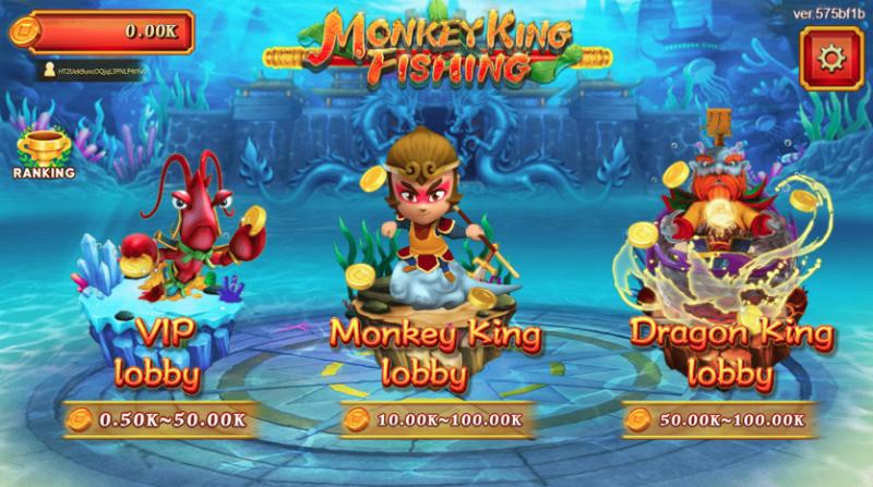 Luật chơi game Monkey king fishing