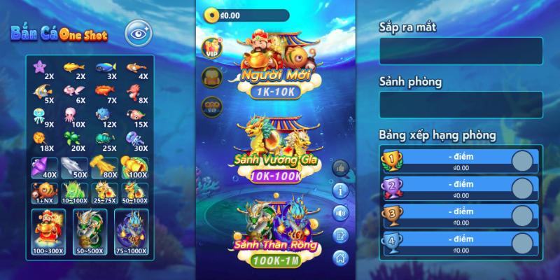 Luật chơi Oneshot Fishing CQ9