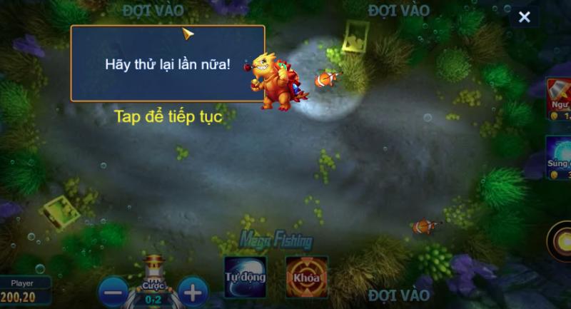 Tính năng thưởng có trong Mega fishing