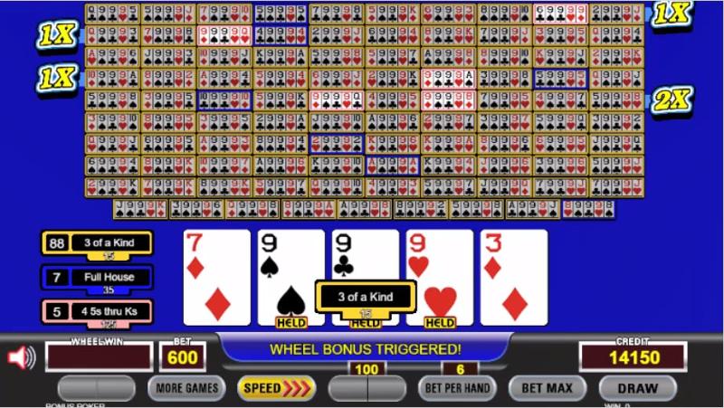 Chiến lược chơi Bonus Deuces Wild 100 Hand hiệu quả