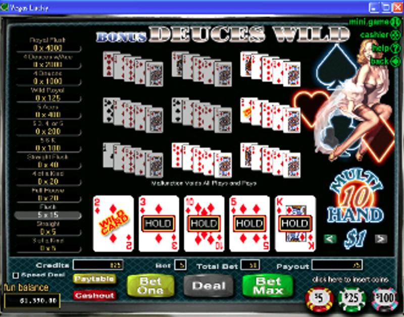 Đánh giá Bonus Deuces Wild 10 Hand mới nhất