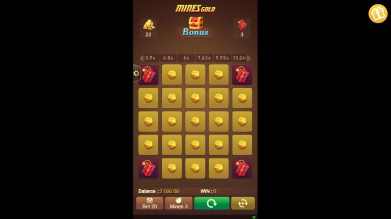 Mines Gold là game cá cược gì?