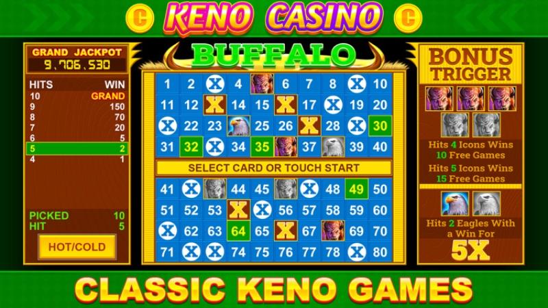 Một số thông tin về xổ số Keno Casino ảo