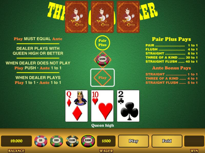 Chiến thuật cơ bản để chơi Three Card Poker hiệu quả