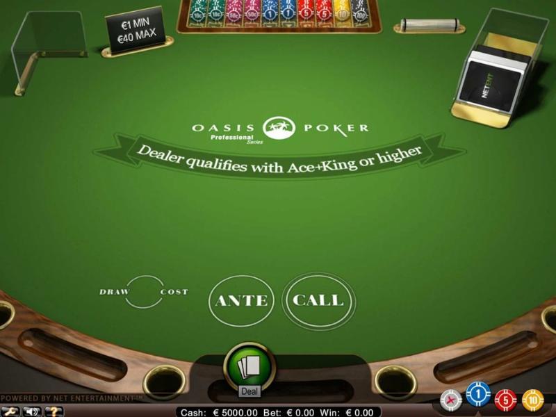 Cách chơi Oasis Poker Classic chi tiết cùng eu9bet