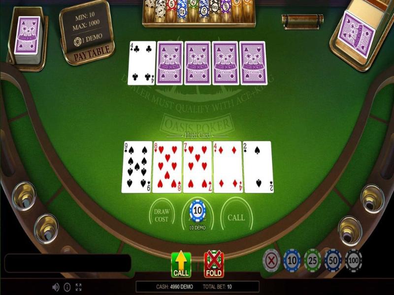 Luật chơi Oasis Poker Classic cơ bản